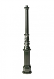 Buitenlamp mast h-132cm antiek groen serie Nuova nr 1507