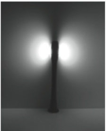 Buitenlamp staand serie Oko Led 6W 2-zijden antraciet nr 10-20302
