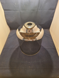 Hoge cilinderkap dia-24cm zilver kleurig spiegelglas GT4 nr SP1510