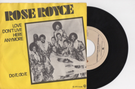 Rose Royce met Love don't live here anymore 1978 Single nr S2020251