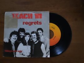 Teach In met Regrets 1980 Single nr S20245976