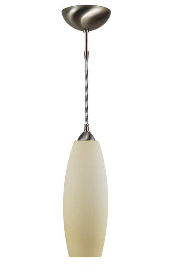 Katoensnoer pendel 150cm met cilinderkap mat champagne h-39cm nr 7Kr1-39.59