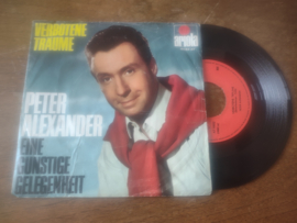 Peter Alexander met Verbotene traume 1967 Single nr S20221970