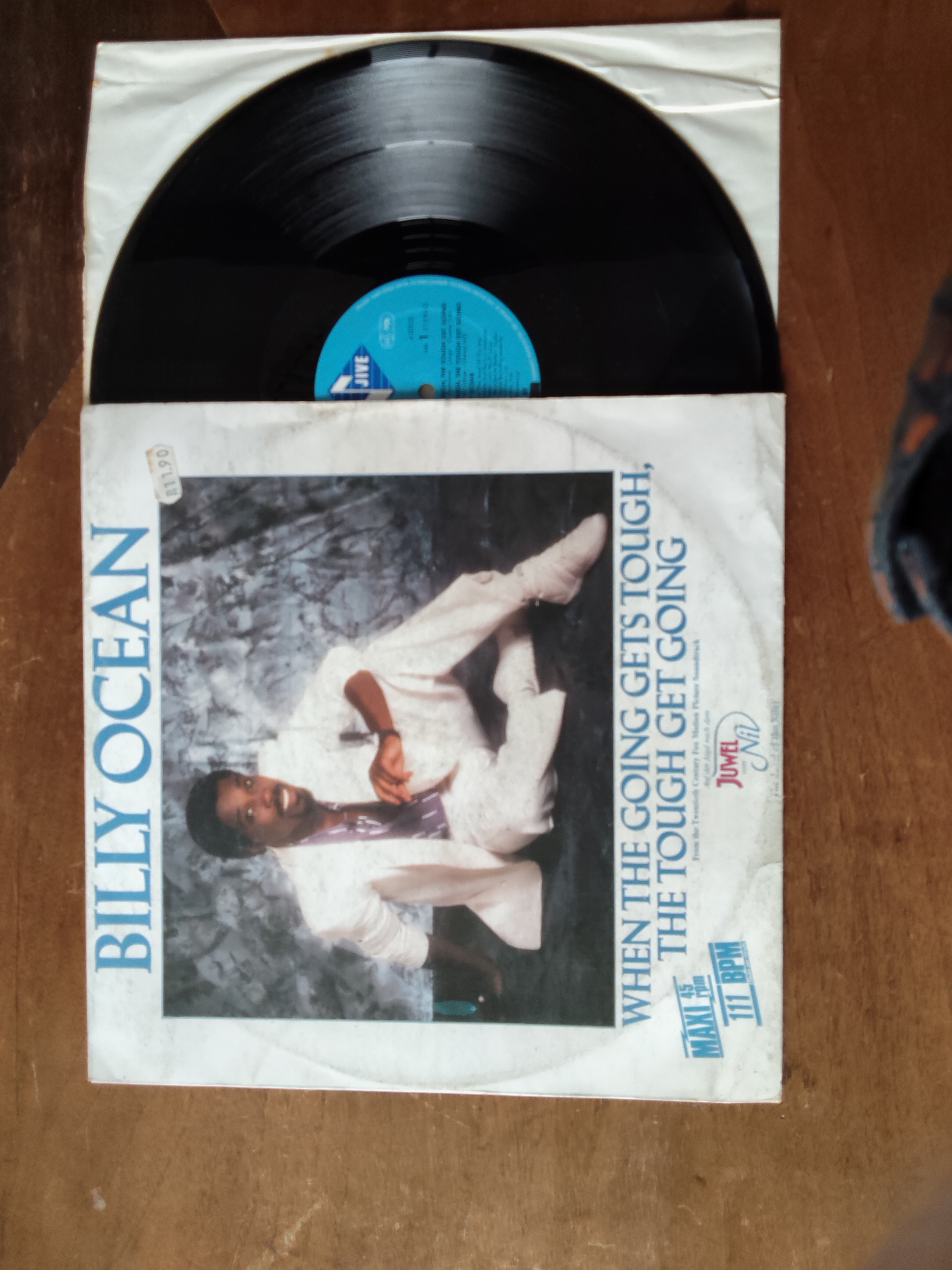 Billy Ocean met When the going gets tough, the tough get going LP maxi single nr L20251256
