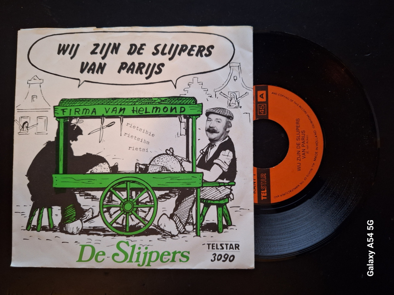 De slijpers met Wij zijn de slijpers van Parijs 1980 Single nr S20221810