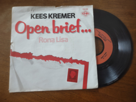 Kees Kremer met Open brief 1980 Single nr S20221456