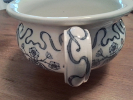 Antieke blauwwitte po WAL DEN Wedgwood Etruria England.