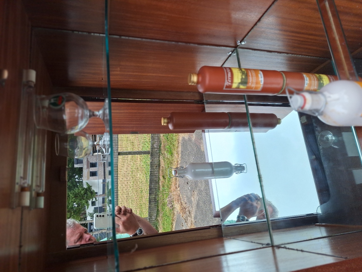 Midcentury Engelse minibar of drankkabinet mahonie omstreeks 1950 nr K202555
