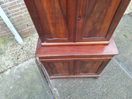 Antiek mini medicijn kabinet omstreeks 1890 mahonie br-85cm nr K202537