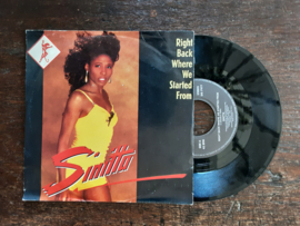 Sinitta met Right back where we started from 1989 Single nr S20245795