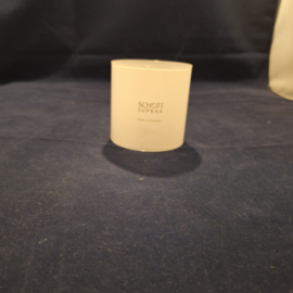 Lampenglas glaskap cilinder gesatineerd mat wit  82x82 nr A6315