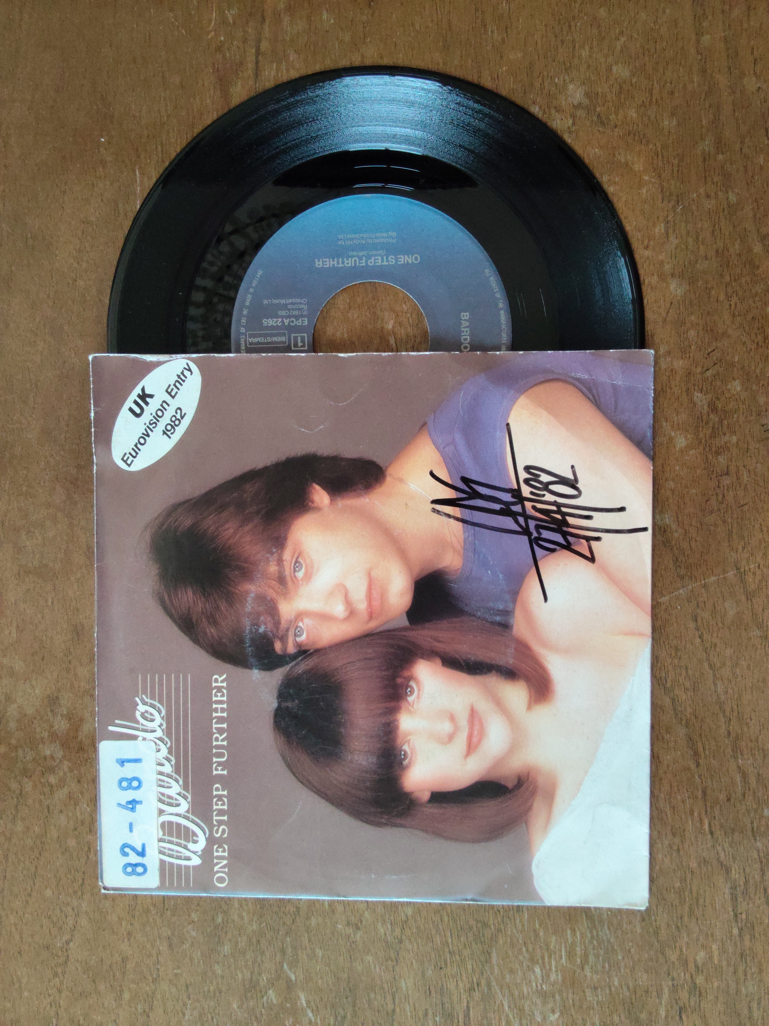 Bardo met One step further 1982 Single nr S20256941