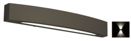 Buitenspot gevelspot down/up breed antraciet LED 2x11W nr 321332