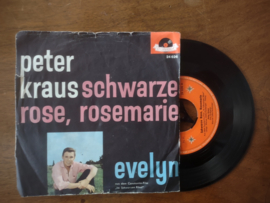 Peter Kraus met Schwarze rose, rosemarie 1961 Single nr S20221367