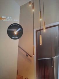 Vloerlamp Miller zandkleur 1x E27 fitting max. 15W h130cm voetplaat d25cm nr 05-VL8260-59