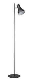 Vloerlamp Horn 1-L h142cm E27 poeder zwart nr 05-VL8172-30