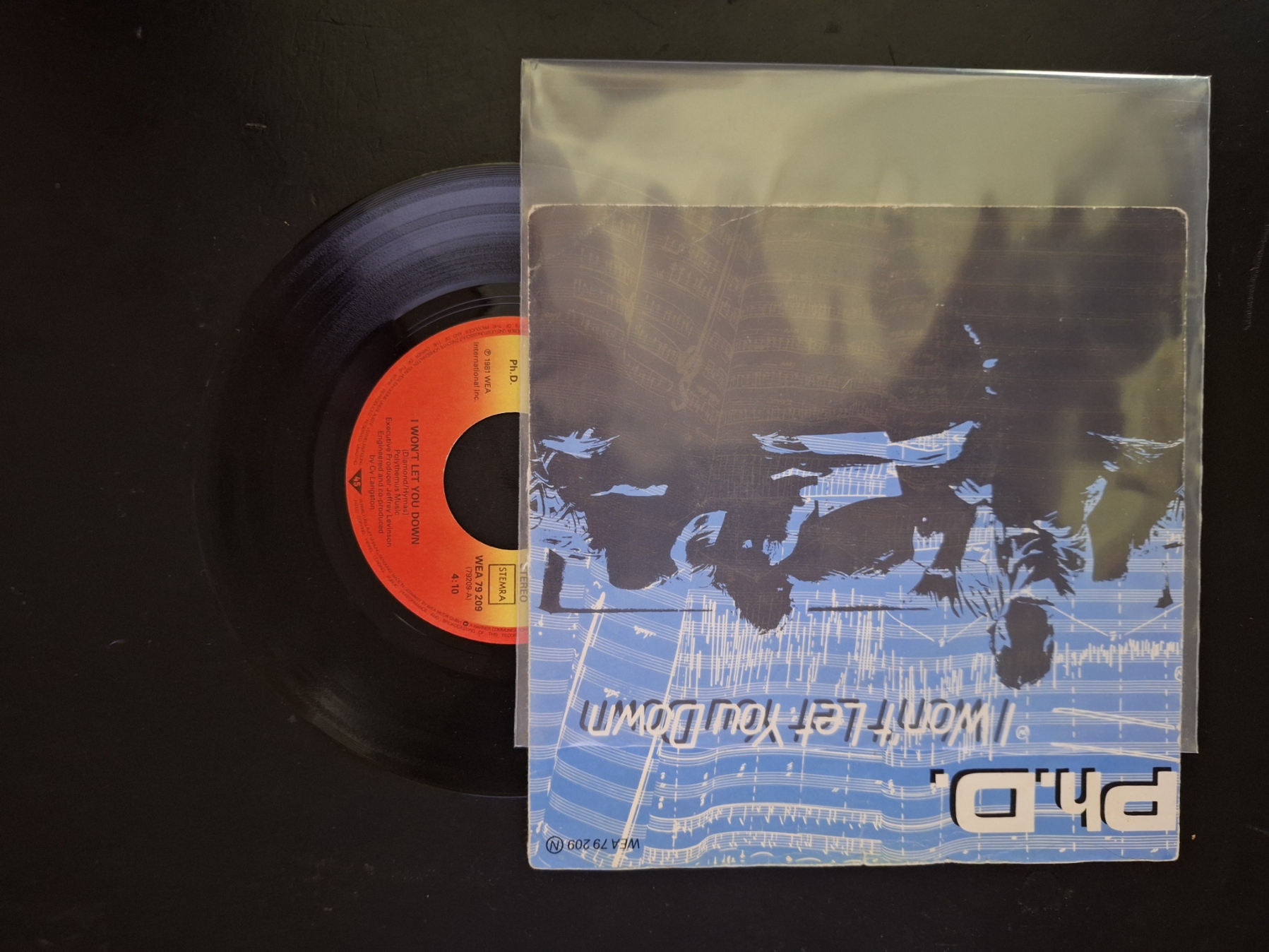 Ph.D. met I won't let you down 1981 Single nr S2021493