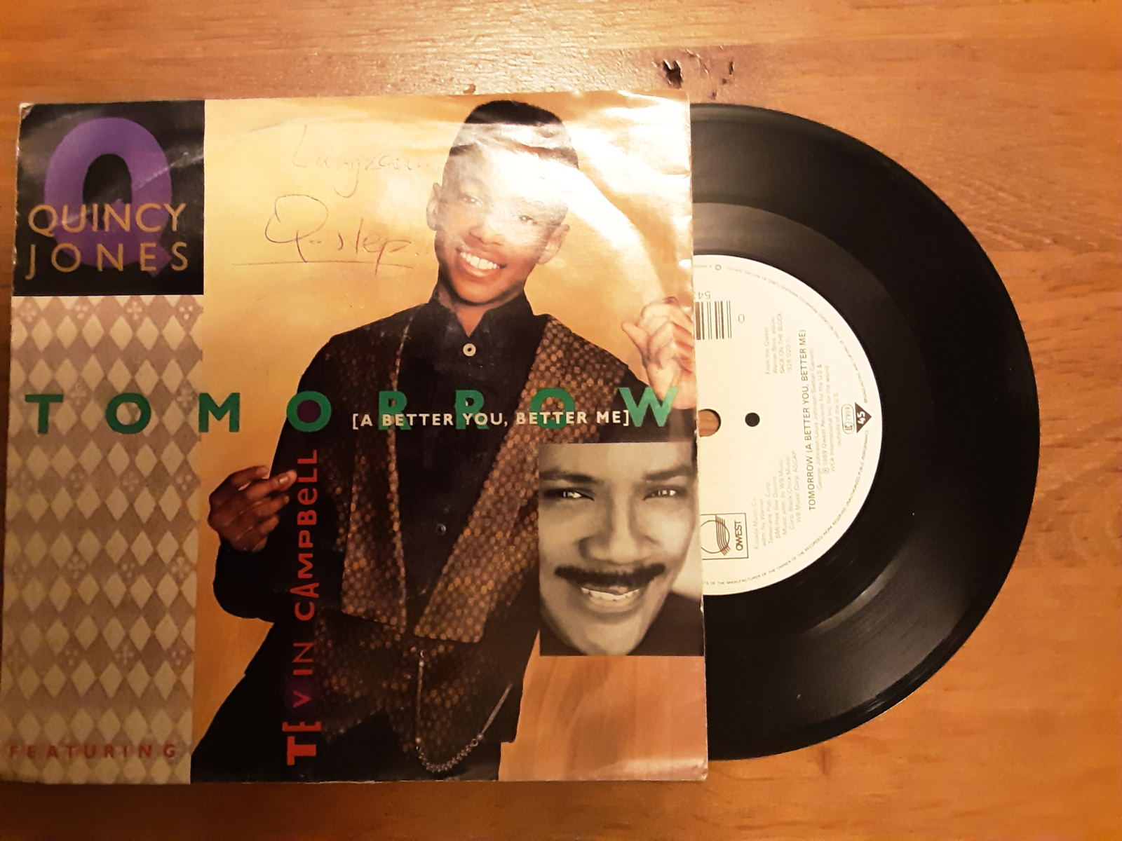 Quincy Jones met Tomorrow 1989 Single nr S20246010