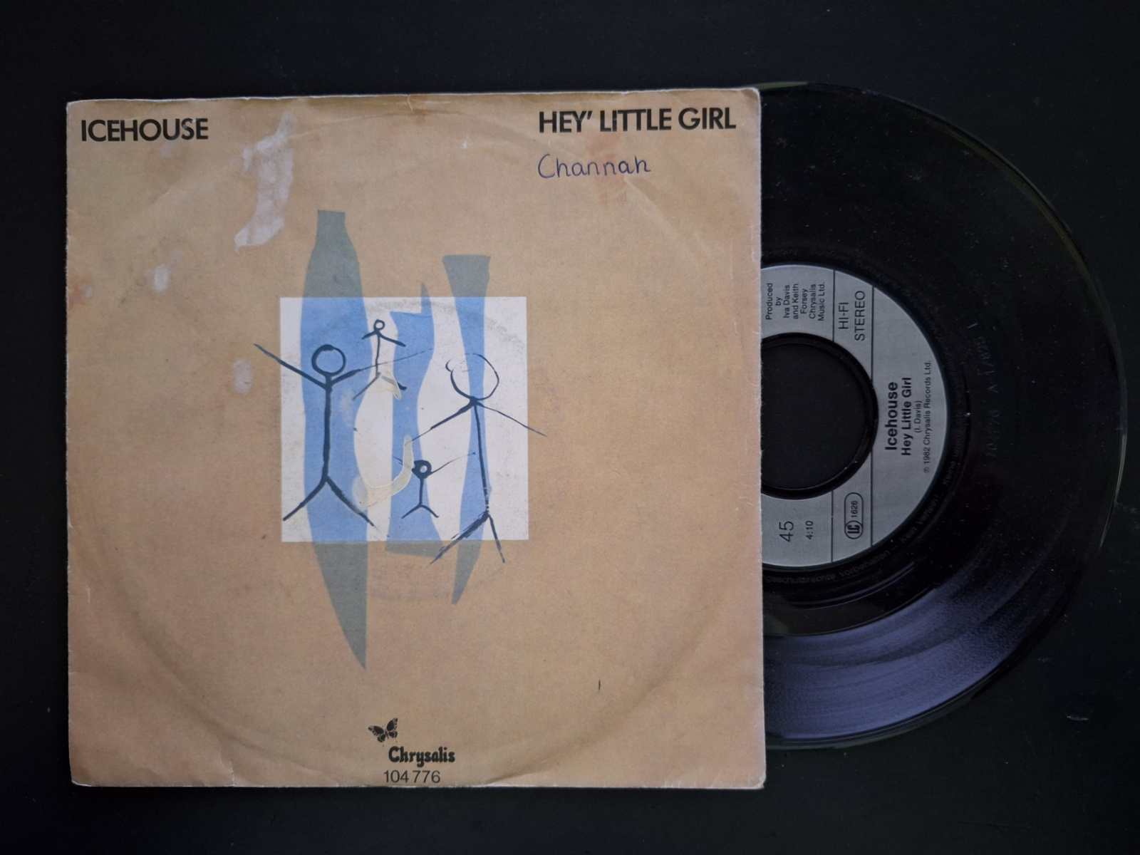 Icehouse met Hey little girl 1982 Single nr S20232352