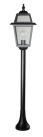 Buitenlamp mast 103cm serie Perla zwart nr: 133