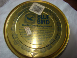 Rond toffee blik van Blue Bird.