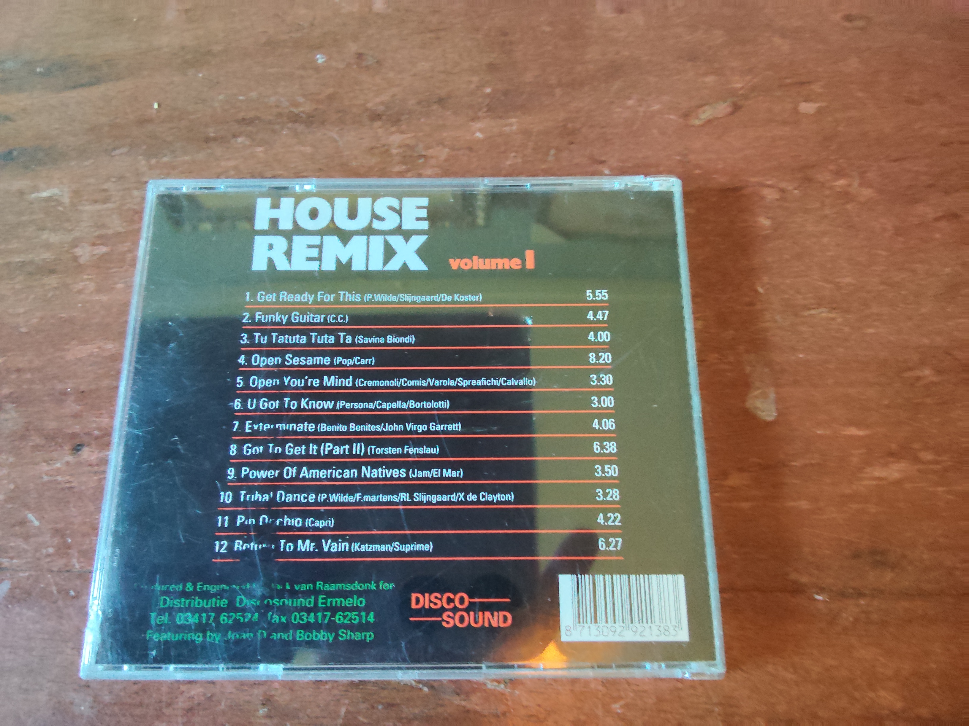 Various artists met House Remix volume 1 19?? CD nr CD2025998