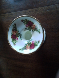 Kandelaar Royal Albert Tudor  Rose kandelaar.