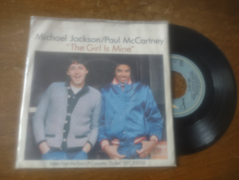 Michael Jackson en Paul McCartney met The girl is mine 1982 Single nr S20222130