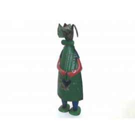Grote hond gemaakt van oud ijzer h95cm elke hond uniek nr 7790