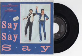 Paul McCartney & Michael Jackson met Say say say 1983 Single nr S20211016