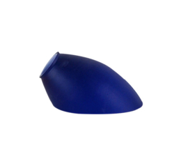 Mondgeblazen glas bol schepje E14 d9cm h12cm donker blauw nr 232.33