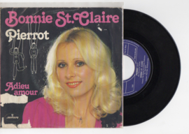 Bonnie St. Claire met Pierrot 1980 Single nr S2021980
