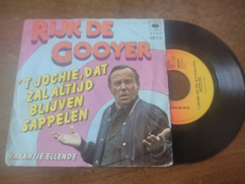 Rijk de Gooyer met 'T jochie, dat zal altijd blijven sappelen 1980 Single nr S20221744