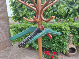 Oude Thonet kapstok gestoomd beuken kersen kleur incl. Kleerhangers nr KAP20251