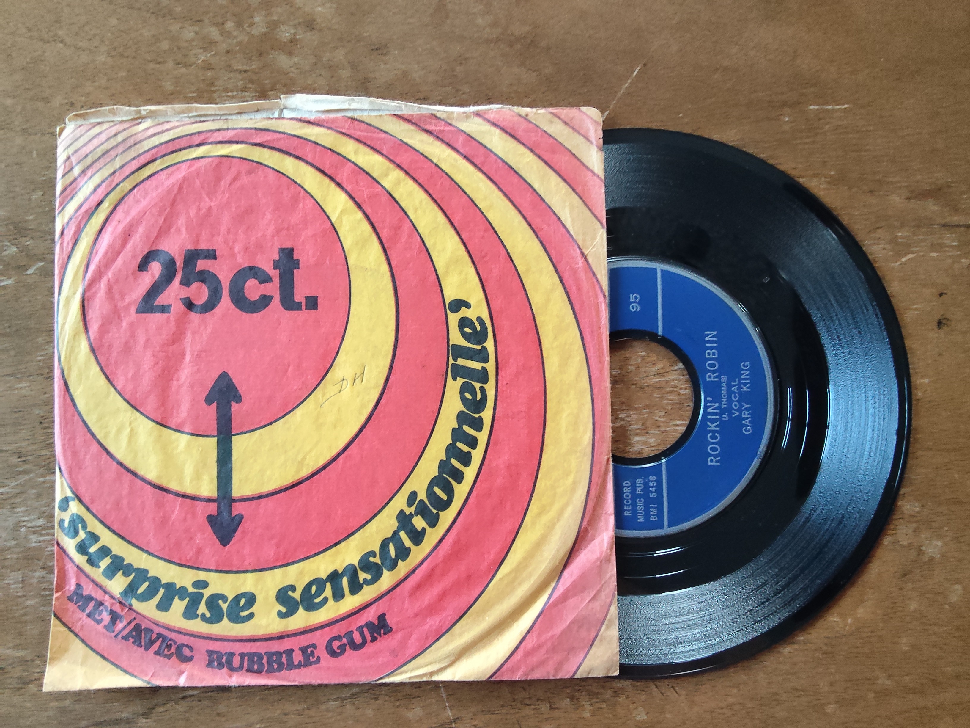 Gary King met Rockin' Robin 1958 Single nr S20257079