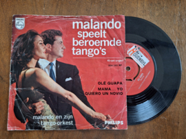 Malando en zijn tango orkest met Ole guapa 1963 Single nr S20233084