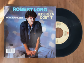 Robert Long met Iedereen doet 't 1986 Single nr S20245186