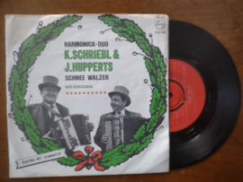 K. Schriebl & J. Hupperts met Schnee Walzer 1962 Single nr S20221316