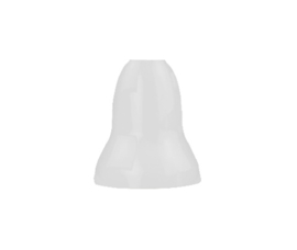 Mondgeblazen glazen lampenkap opaal opening 2cm voor G9 fitting nr 89.00