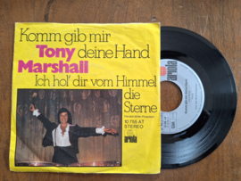 Tony Marshall met Komm gib mir deine hand 1972 Single nr S20233608