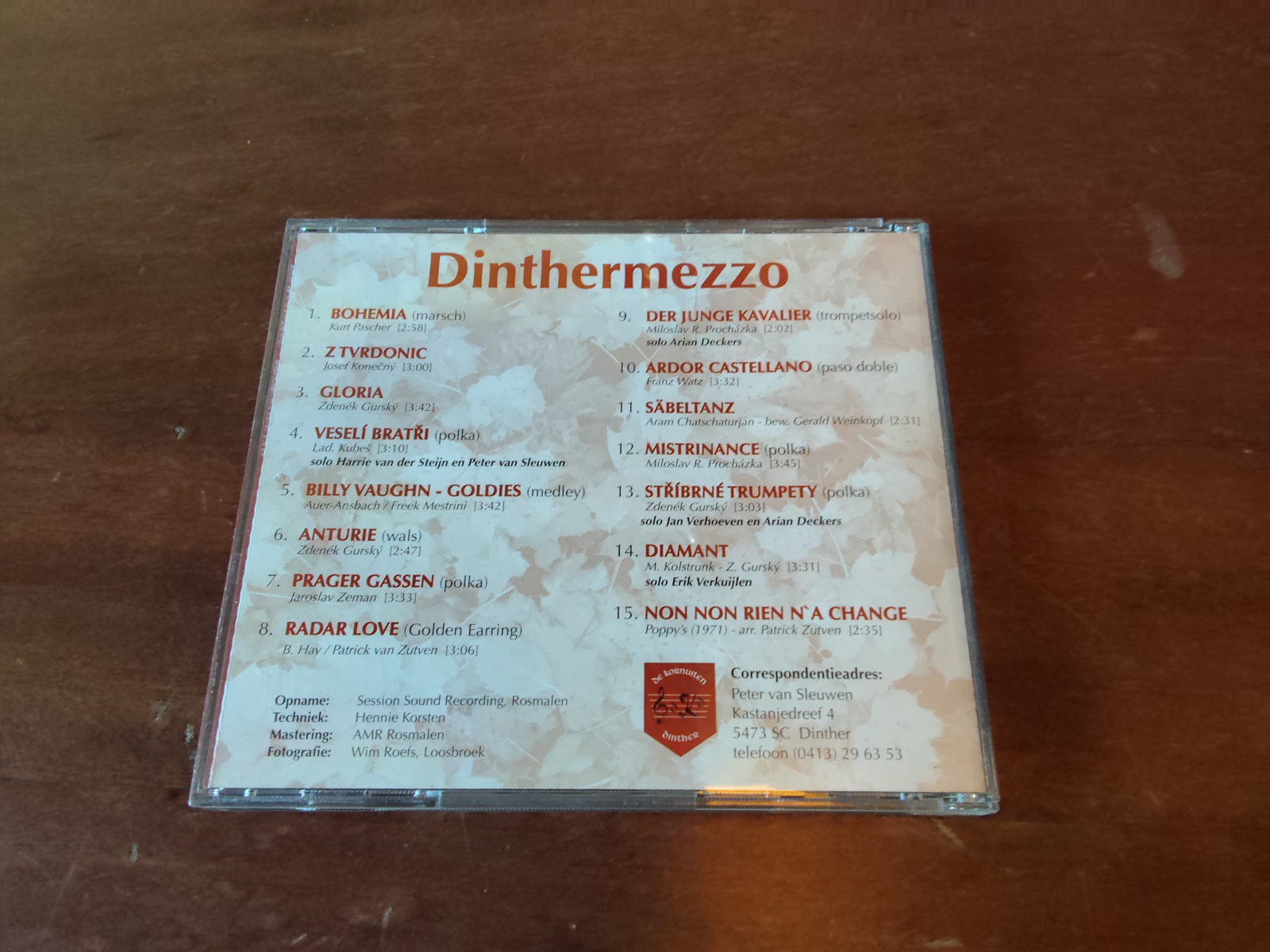 De Kornuiten met Dinthermezzo 20?? CD nr CD2025822