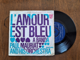 Paul Mauriat met L'amour est blue 1968 Single nr S20232740