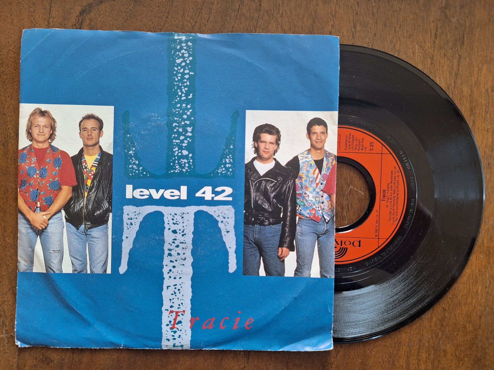 Level 42 met Tracie 1988 Single nr S20233245