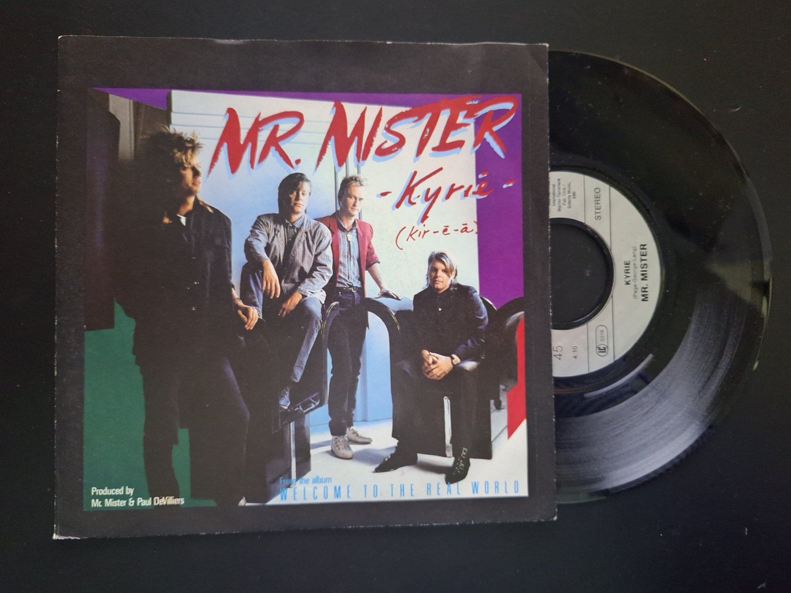 Mr. Mister met Kyrie 1985 Single nr S20211030