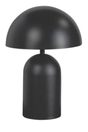 Tafellamp Bobby zwart 2xE27 h43cm d30cm bolle kap nr 05-TL3223-30
