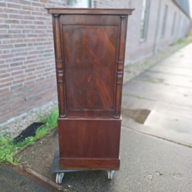 Engels mahonie receptiekast sleutel antiek omstreeks 1890 nr K2026102
