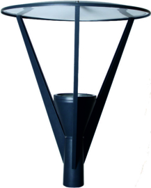 Buitenlamp kop ALU antraciet/grafiet LED 32W h-67cm nr 10-508158