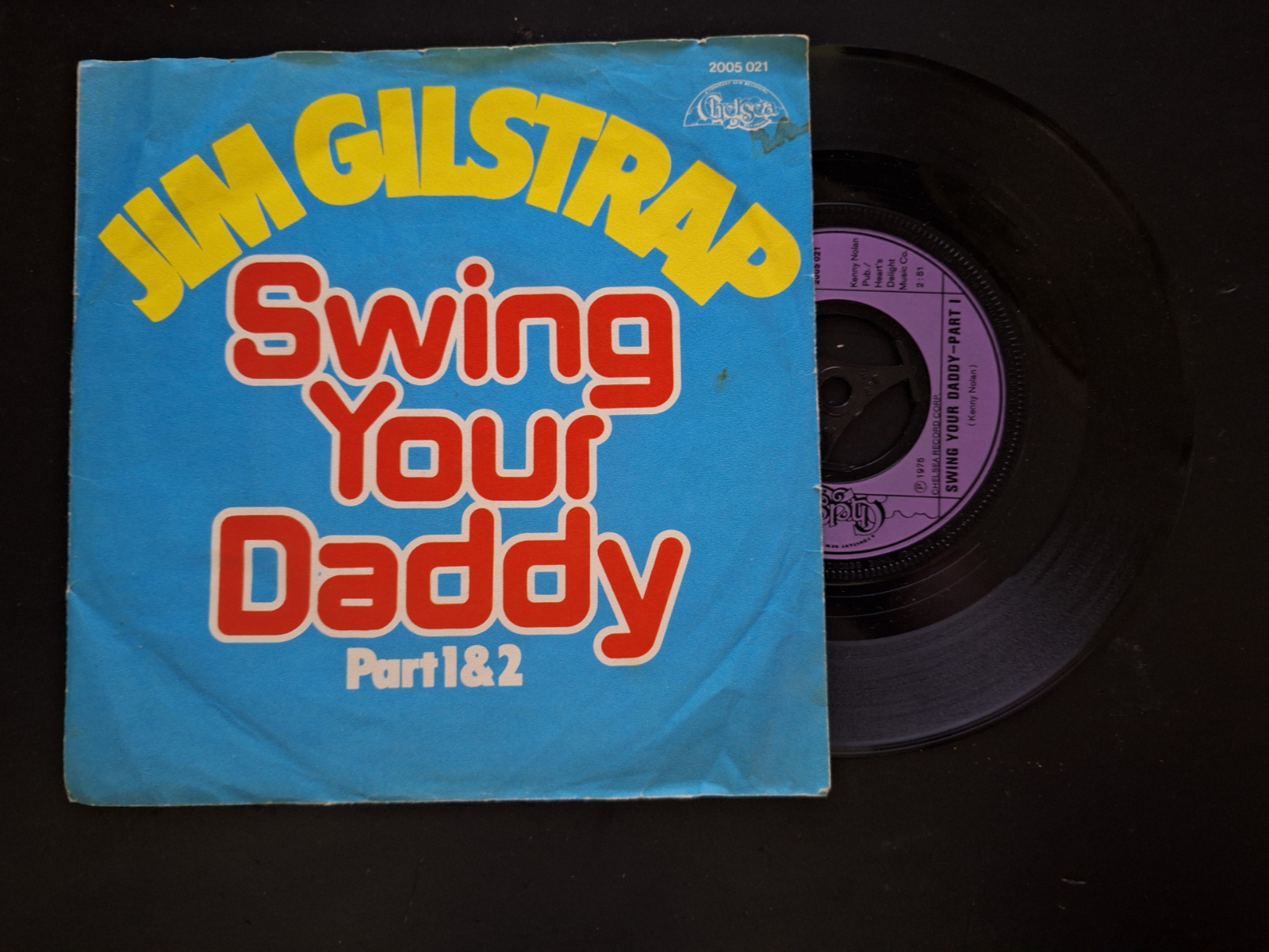 Jim Gilstrap met Swing your Daddy 1975 Single nr S2020276
