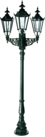 Buitenlamp combinatie mast h280cm serie Nuova nrs 1508+1573+1565(3x)