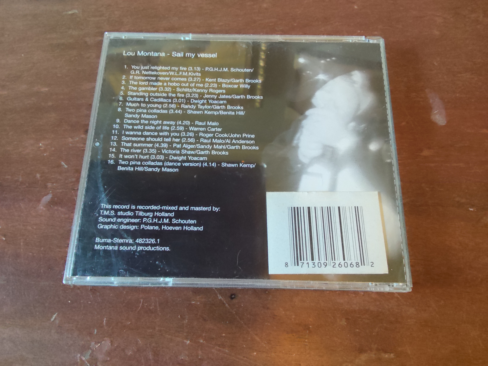 Lou Montana met Sail my vessel 19?? CD nr CD2025875